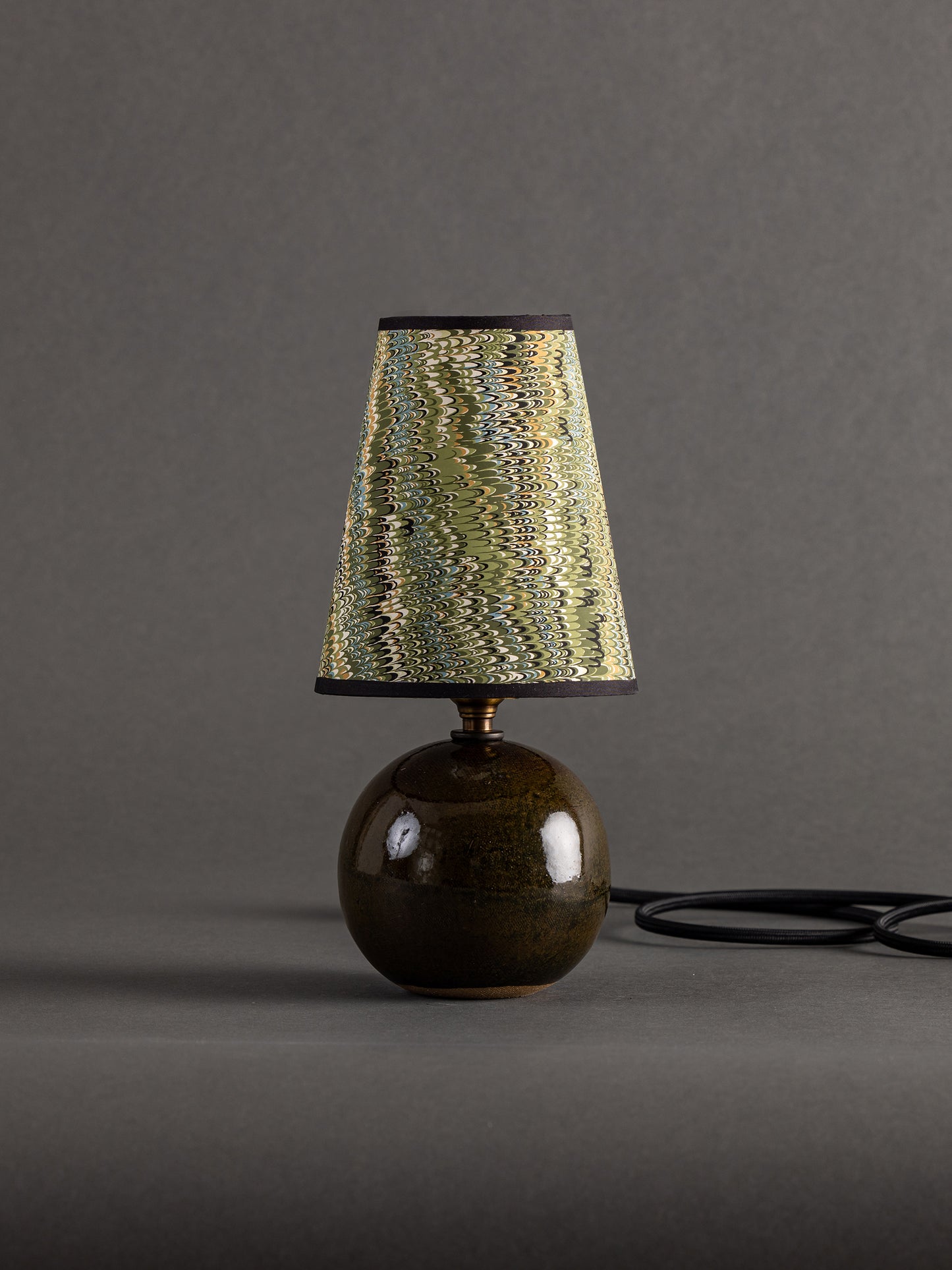 Cobble Lamp, Bottle Green