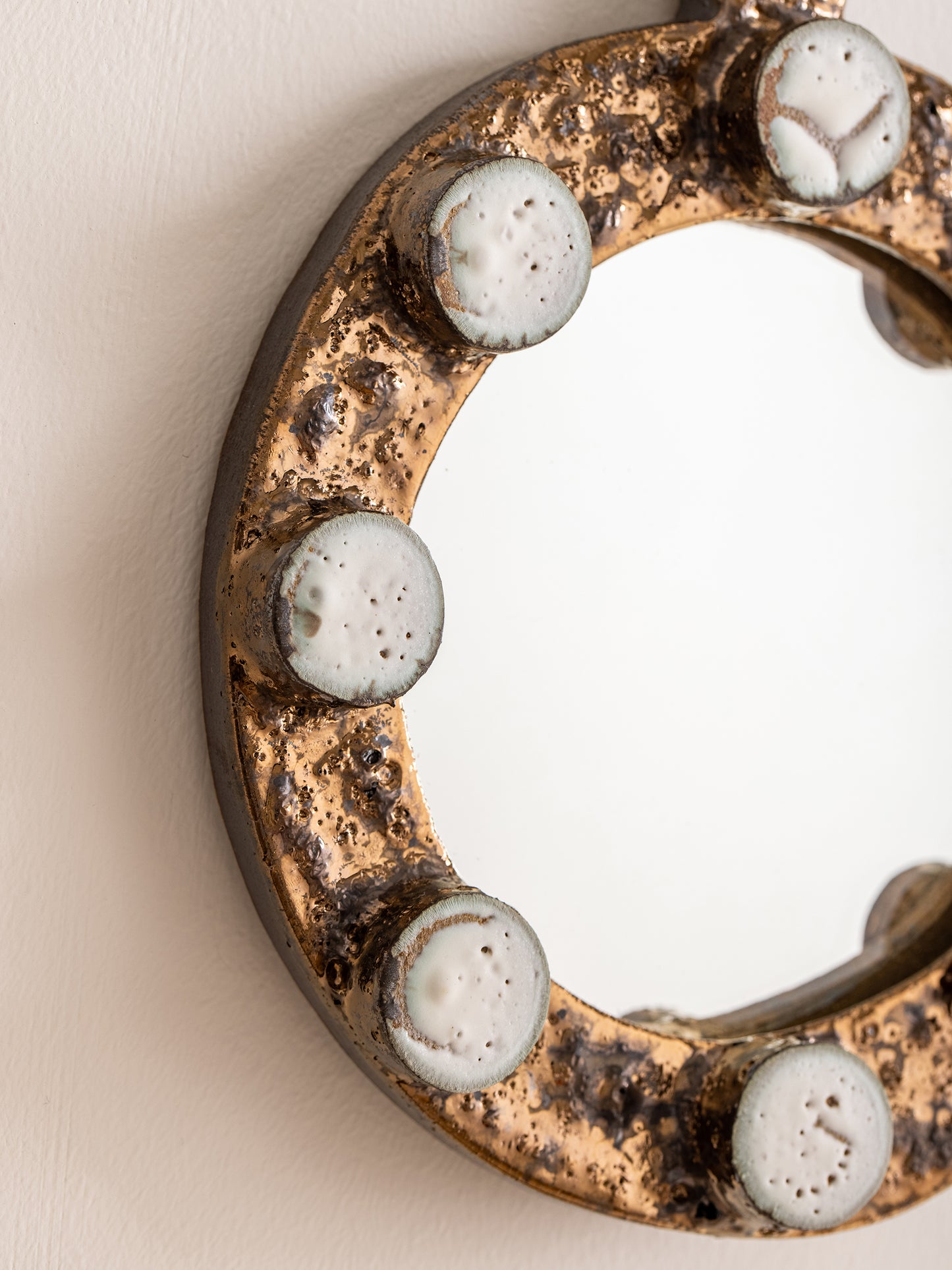 Flammes Hand Mirror