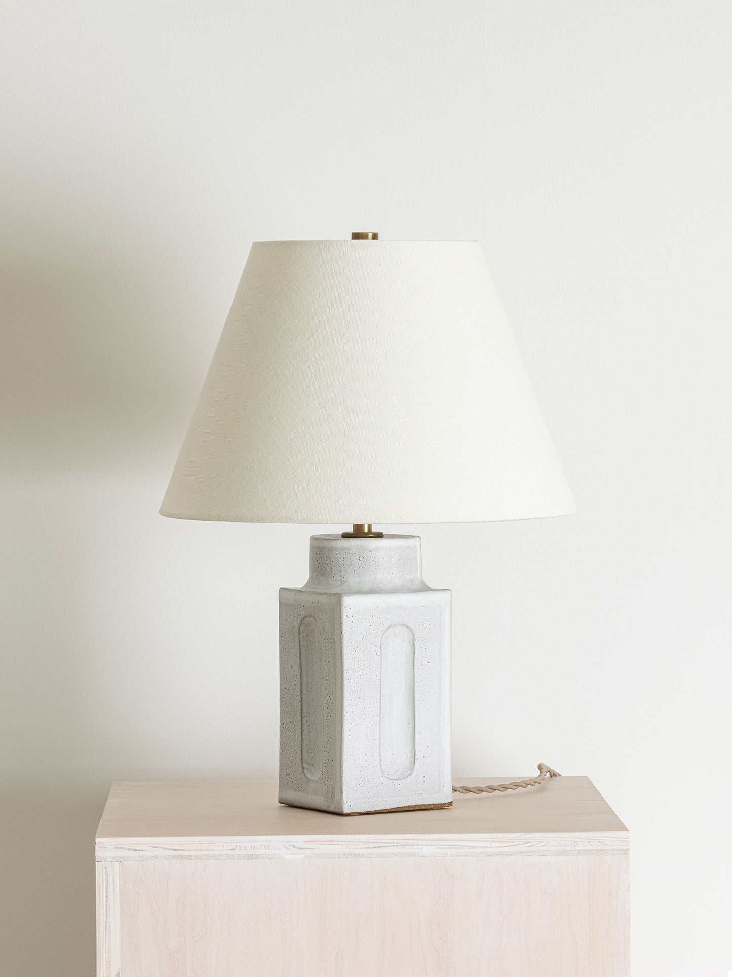 Short Stone Lamp