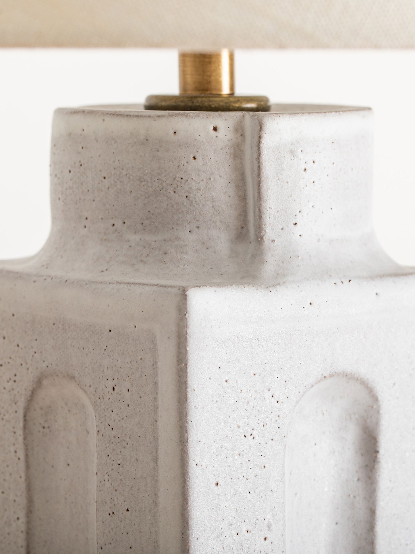 Short Stone Lamp