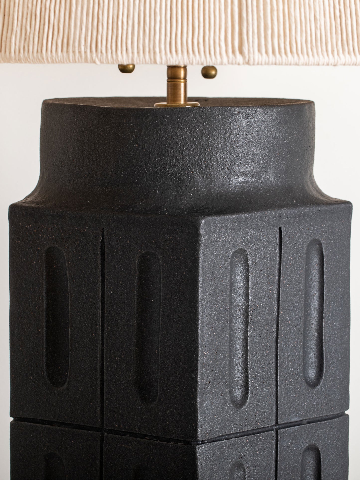 Pentagonal Stone Lamp