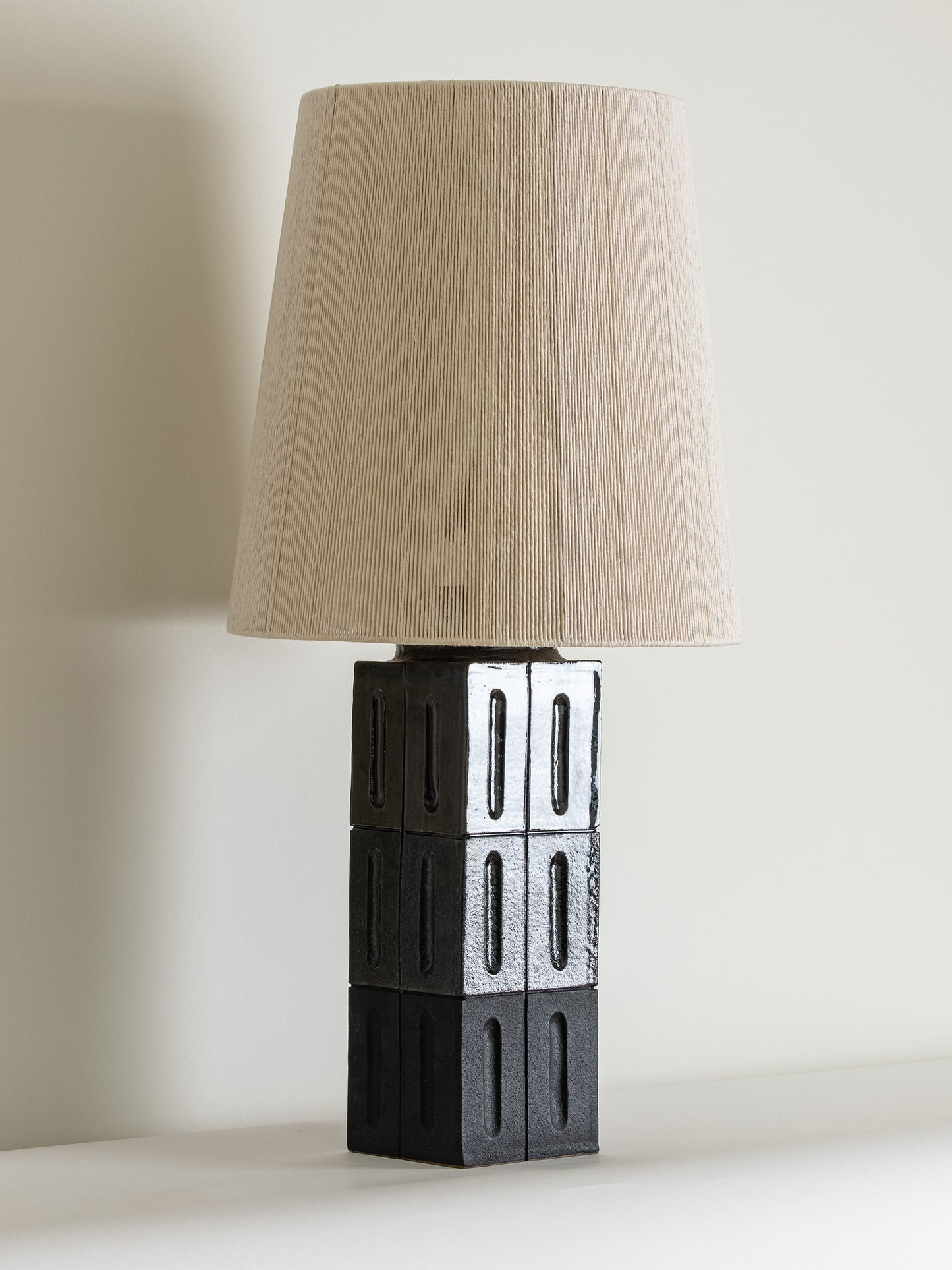Tall Stone Lamp