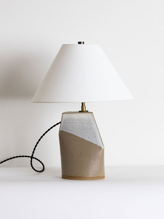 Frasier Table Lamp, Overlap Glaze