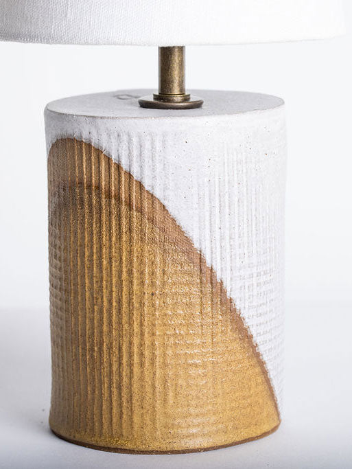 Small Thira Lamp, Two Glazes