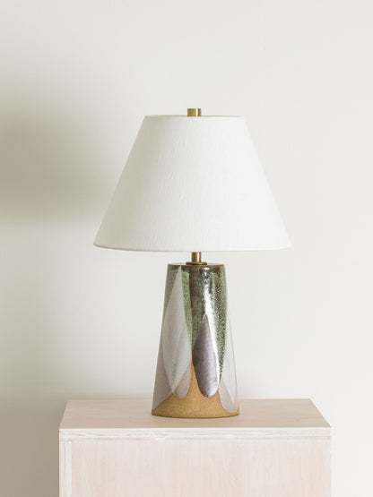 Small TRI Table Lamp, Two Glazes
