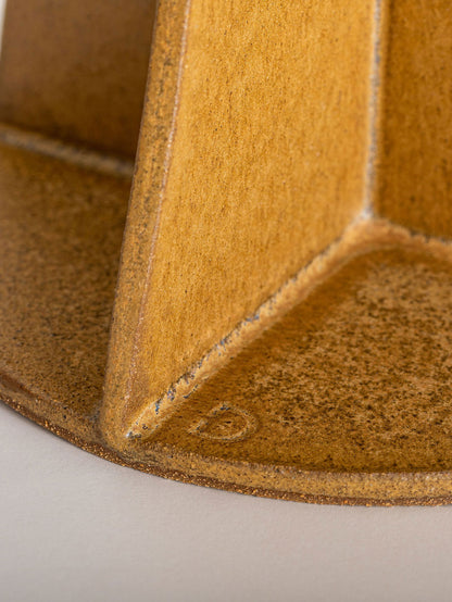 Triangle Candle Holder, Single Glaze