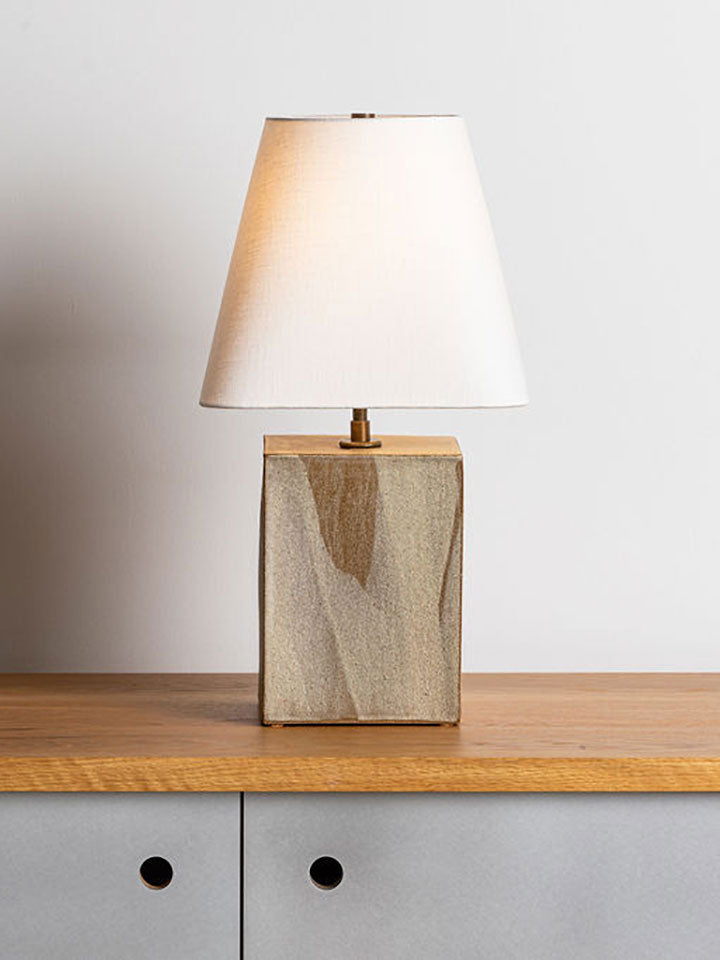 Square wood hot sale lamp base